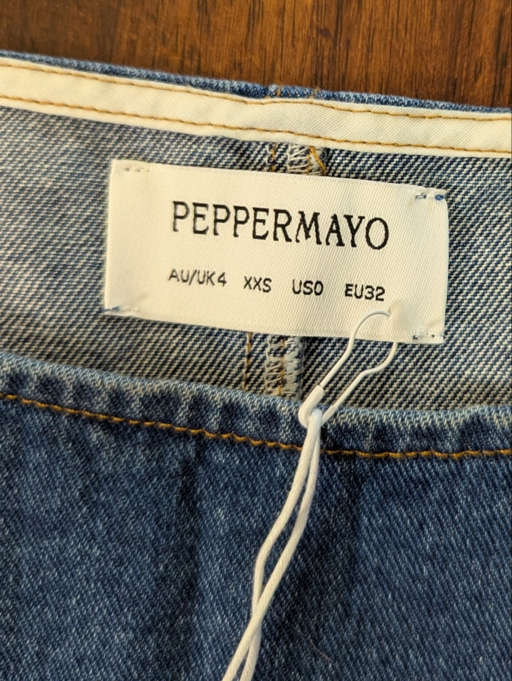 Peppermayo Denim Jumper NWT Women's Size 0 - Picture 8 of 9